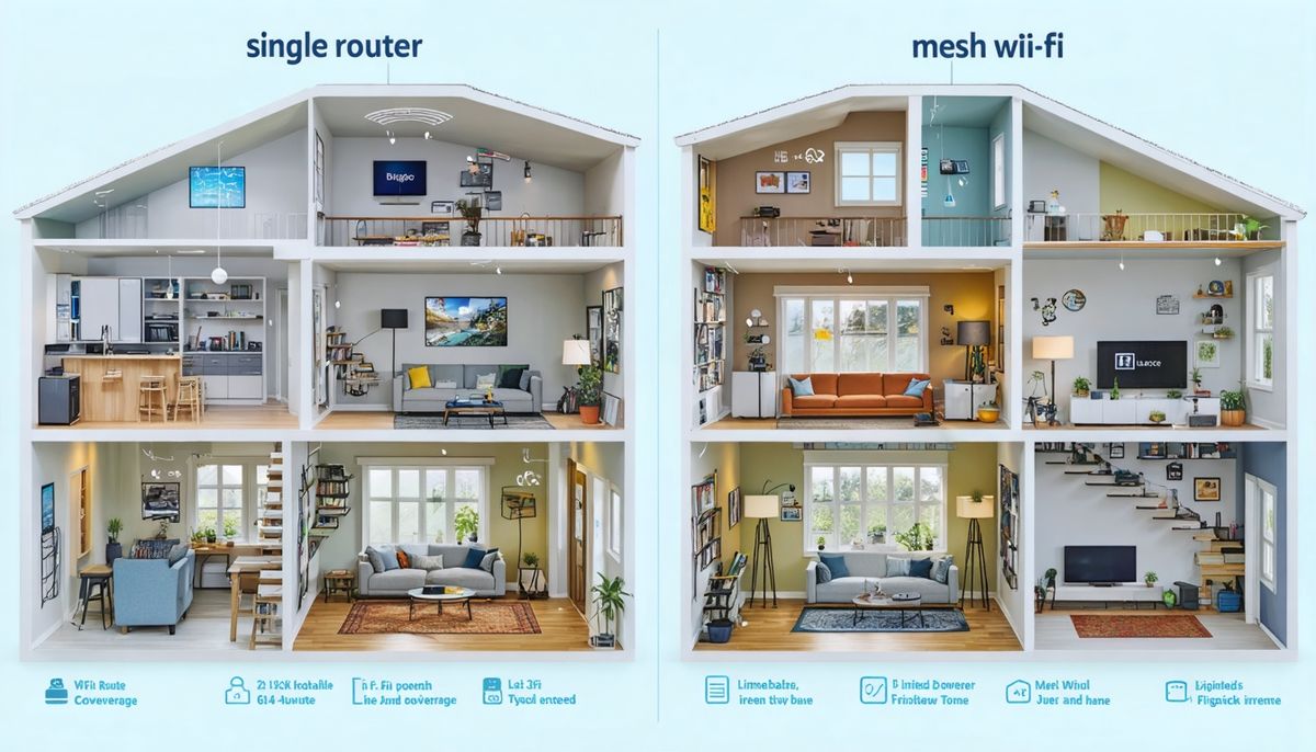 Ev İçin Mesh Wi‑Fi vs Tek Router: Performans ve Maliyet Rehberi